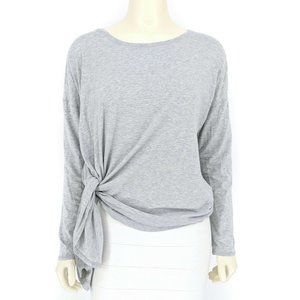 Lululemon To The Point Long Sleeve Gray Top